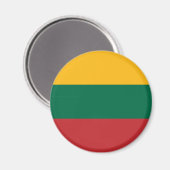 litauische Flagge Magnet (Vorderseite/Rückseite)