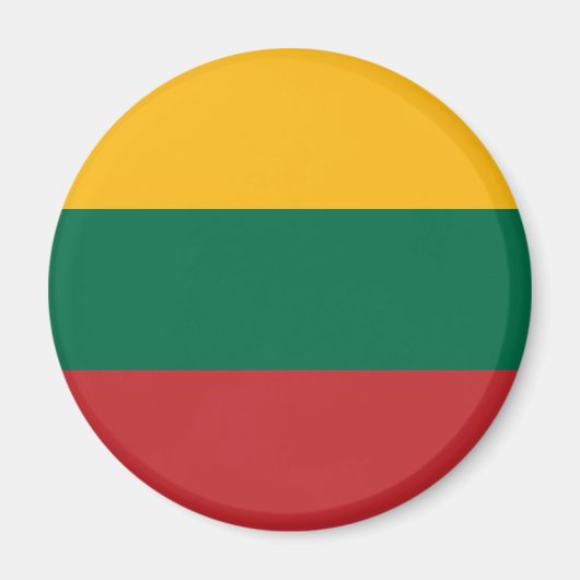 litauische Flagge Magnet (Vorne)