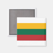 litauische Flagge Magnet (Vorderseite/Rückseite)