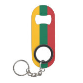 litauische Flagge Mini Flaschenöffner (Vorderseite)