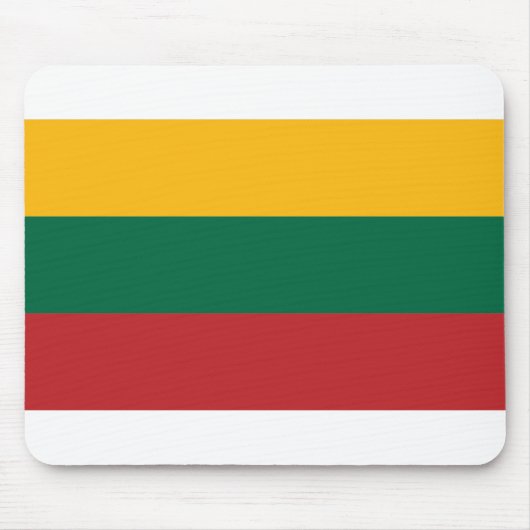 Litauische Flagge Mousepad (Vorne)