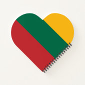 litauische Flagge Notizblock (Rückseite)