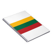 litauische Flagge Notizblock (Rechte Seite)