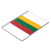 litauische Flagge Notizblock (Linke Seite)