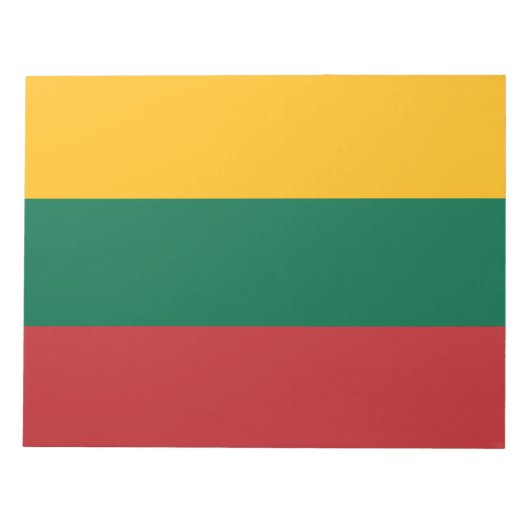 litauische Flagge Notizblock (Vorderseite)