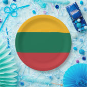 litauische Flagge Pappteller (Party)
