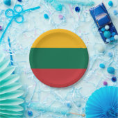 litauische Flagge Pappteller (Party)