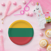 litauische Flagge Pappteller (Party)