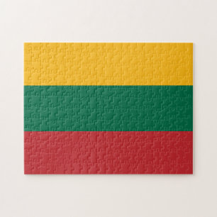 Litauische Flagge Puzzle