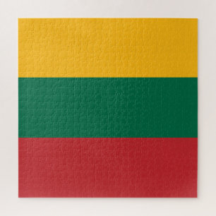 Litauische Flagge Puzzle