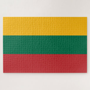 Litauische Flagge Puzzle