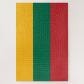litauische Flagge Puzzle (Vertikal)