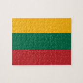 litauische Flagge Puzzle (Horizontal)