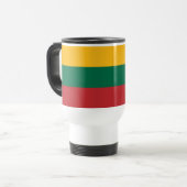 litauische Flagge Reisebecher (Vorderseite Links)