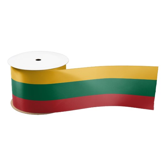 litauische Flagge Satinband (Spule)