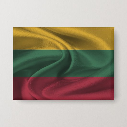 Litauische Flagge Schaltfläche Button (Vorderseite)