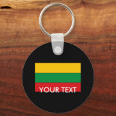 litauische Flagge Schlüsselanhänger (Vorderseite)