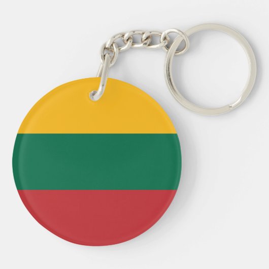 litauische Flagge Schlüsselanhänger (Rückseite)