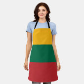 litauische Flagge Schürze (Getragen)