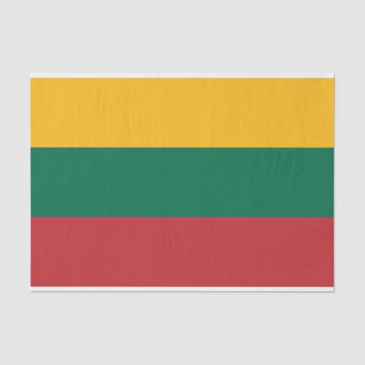 litauische Flagge Seidenpapier (Vorderseite)