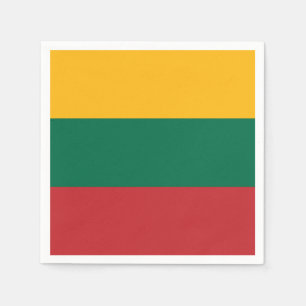 litauische Flagge Serviette
