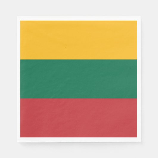 litauische Flagge Serviette (Vorderseite)