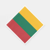 litauische Flagge Serviette (Ecke)