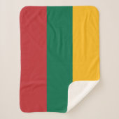 litauische Flagge Sherpadecke (Vorderseite)