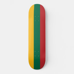 litauische Flagge Skateboard