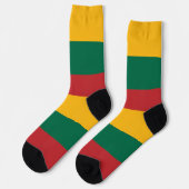 litauische Flagge Socken (Linkes Detail)