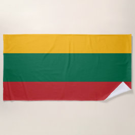 litauische Flagge Strandtuch