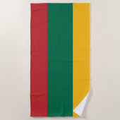 litauische Flagge Strandtuch (Vorderseite)