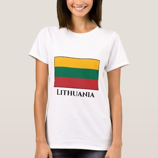 litauische Flagge T-Shirt (Vorderseite)
