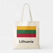 litauische Flagge Tragetasche (Rückseite)