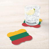 litauische Flagge Untersetzer (Vor Ort)