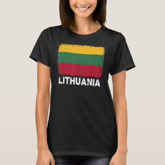 Litauische Flagge Unterstützung der litauischen Be T-Shirt