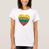 Litauische Girl T-Shirt (Vorderseite)