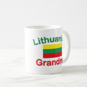 Litauische Großmutter Kaffeetasse (VorderseiteRechts)