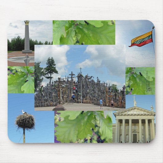 Litauische Highlights Mousepad (Vorne)