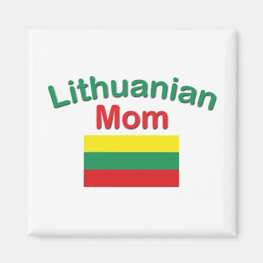 litauische Mama Magnet (Vorne)