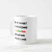 litauische Oma, phantastisch Kaffeetasse (Vorderseite Links)