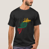 Litauische Roots DNA Molecule Litauischer Pride Li T-Shirt (Vorderseite)