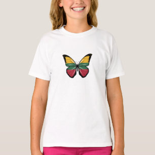 litauische Schmetterlingsflagge T-Shirt
