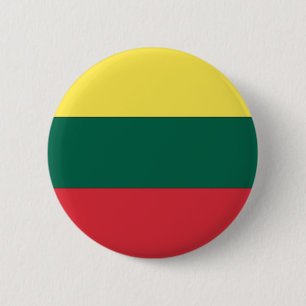 Litauische Staatsflagge Button