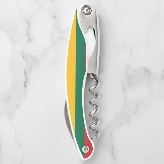 Litauische Staatsflagge Kellnermesser (Rückseite)