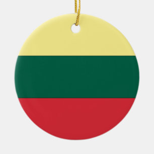 Litauische Staatsflagge Keramik Ornament
