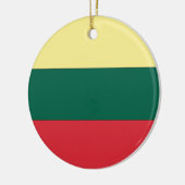 Litauische Staatsflagge Keramik Ornament (Links)