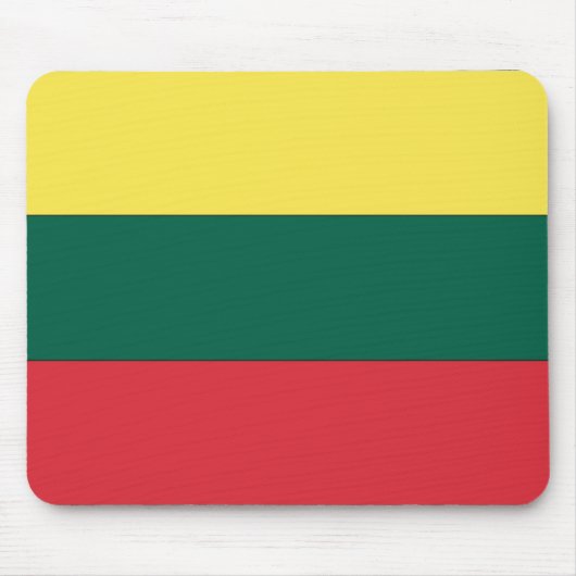 Litauische Staatsflagge Mousepad (Vorne)