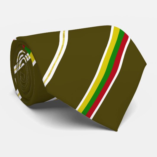 Litauische Streifenflagge Krawatte (Gerollt)