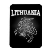 litauische Wappen Magnet (Vertikal)